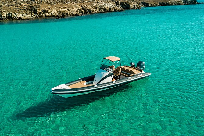 Mykonos Private Cruise in South Beaches, Caves and Dragon Island