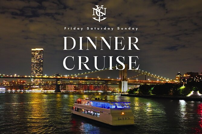 New York City Dinner Cruise With Live Music - Dining and Beverage Options