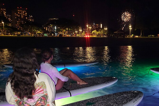 Night SUP Yoga and Fireworks at Magic Island