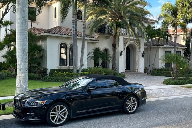 Ocean Drive Ride to Miami On A Convertible