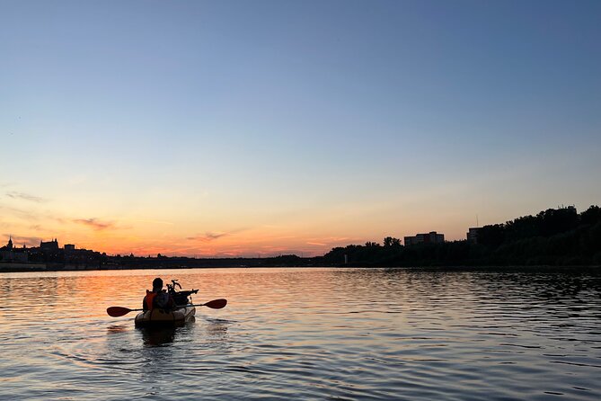 Packrafting / Kayaking Vistula River, Warsaw