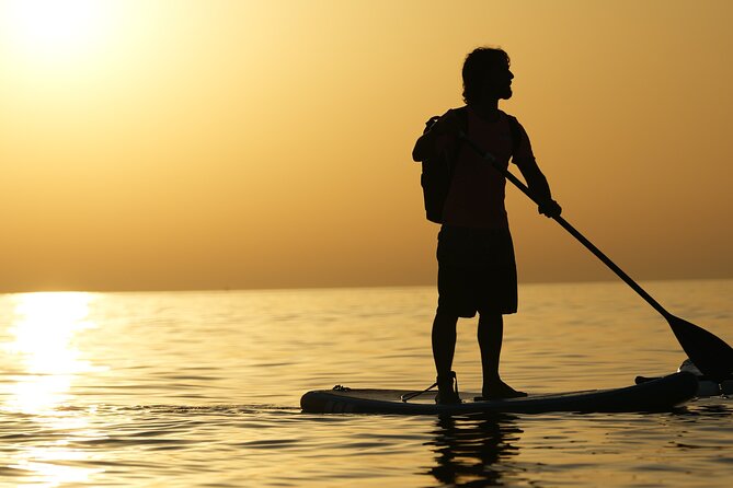 Paddle Surfing in Barcelona