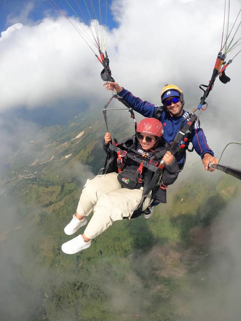 Paragliding Through the Mountain of Medellin