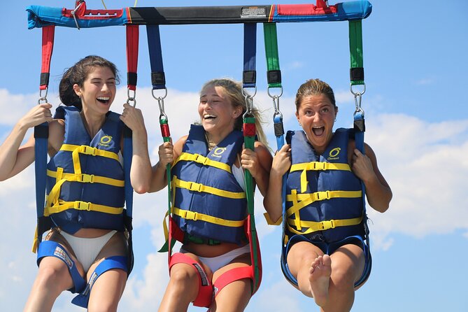 Parasailing Over Historic Charleston Harbor