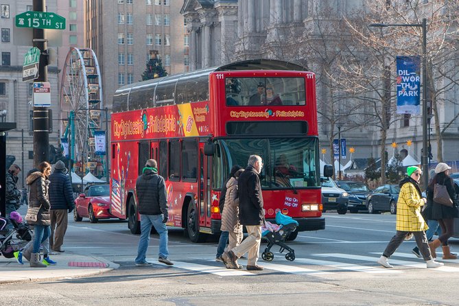Philadelphia Double Decker Sightseeing Tour & Campos Cheesesteak Combo