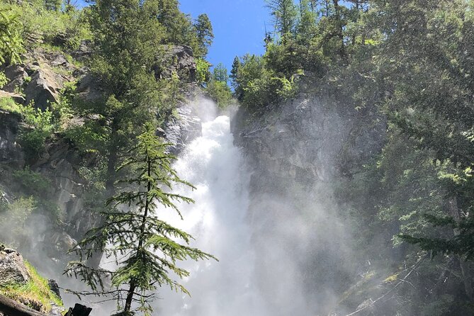 Private Charter on Holland Lake With Hike to a Pristine Waterfall
