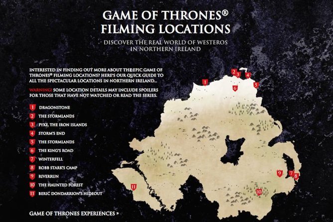Private Game of Thrones Including Giants Causeway Causeway Coast Rope Bridge