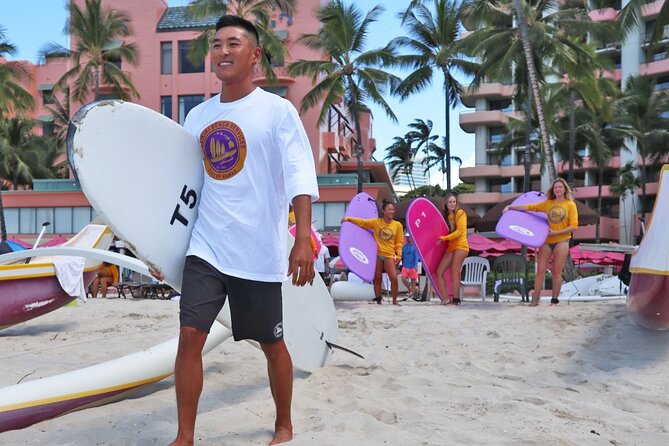 Private Group Surf Duo by Waikiki Beachboys at the Royal