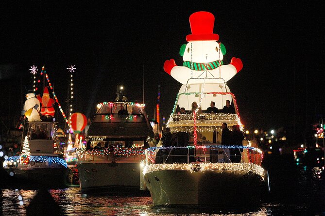 Private Newport Harbor Christmas Boat Parade Cruise From Baywatch Boat Charters