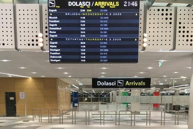 Private Transfer Services - Split Airport to Novalja