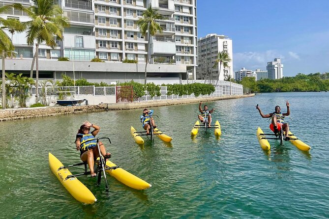 Private Water Bike in Condado Lagoon, San Juan