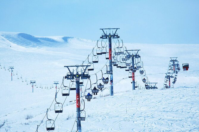 PRIVATE WINTER Tour: Thermal Springs, Ropeway & Snowmobile Riding in Armenia