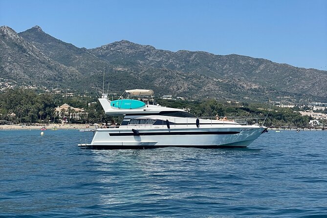 Private Yacht Sailing Along the Marbella Coast