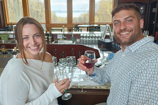 Proposal and Engagement Sunset Wine Tour in Traverse City
