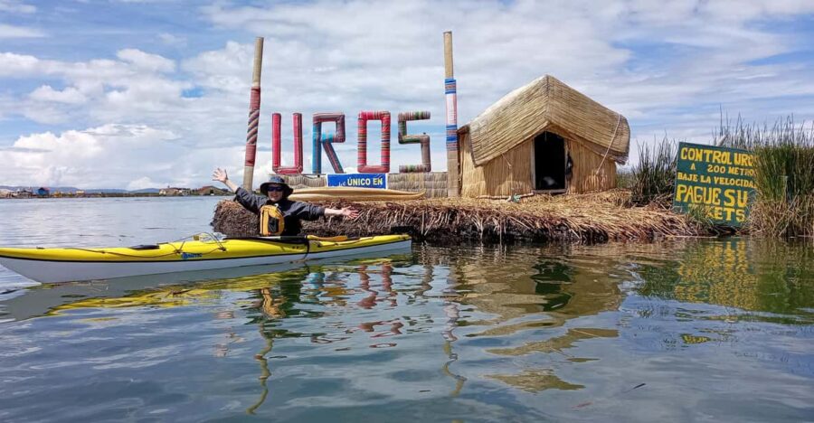 Puno: Uros Floating Island Kayak Experience at Lake Titicaca