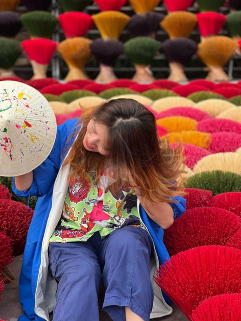 Quang Phu Cau Incense /Hat Village With Train Street 1/2 Day