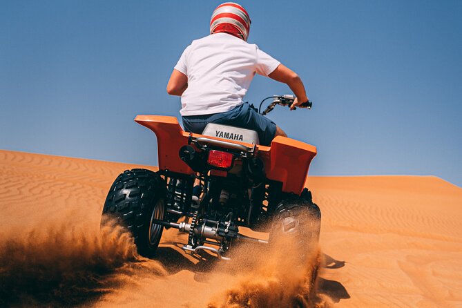 Red Dunes Quad Bike Safari, Sand Surf, Camels and BBQ