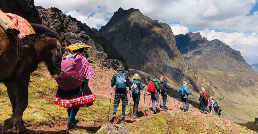 Road in Lares Valley to Machu Picchu, 4 Days and 3 Nights
