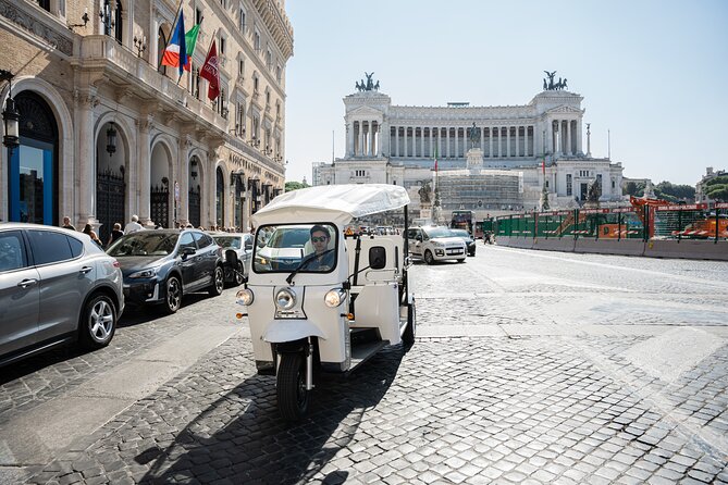 Romes 2 Hour VIP Tuk Tuk Tour With Hotel Pickup