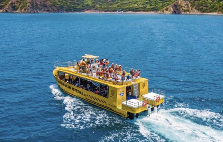 Santa Marta: Boat Between El Rodadero and Bahia Concha Beach
