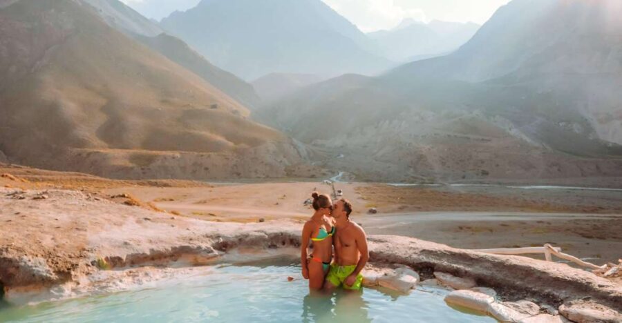 Santiago: Cajón Del Maipo Hot Springs & Chilean Barbecue