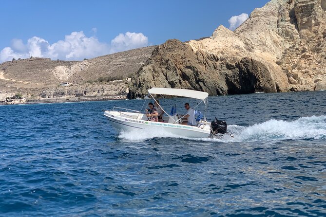 Santorini: License Free – Boat Rental AELIA