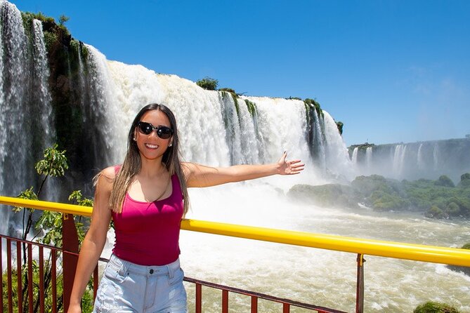 Shared Group: Brazilian Falls With Boat Tour and Tickets Included