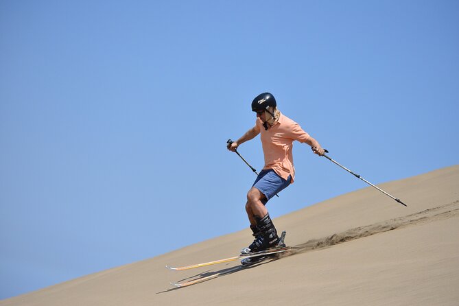 Skiing on Sand and off Road in Lima (National Park Lomas De Ancón)