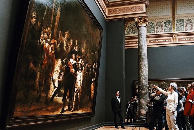 Skip-the-line Rijksmuseum & Rembrandt House & City Tour – Semi-Private 8ppl Max