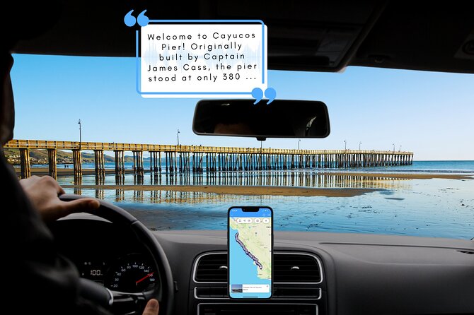 Smartphone Driving Tour Between Santa Maria & Monterey Big Sur
