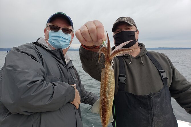 Squid Fishing on Private Guided Boat in Seattle City Waterfront - Overview of Winter Squid Fishing