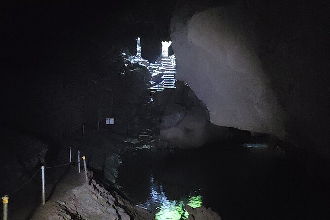 St. Hermans Cave Tubing With Swimming in the Inland Blue Hole
