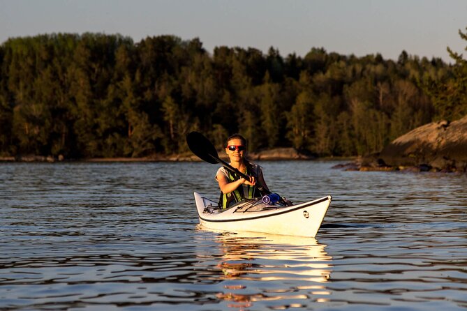Stockholm Archipelago Sunset Kayaking and Fika Tour