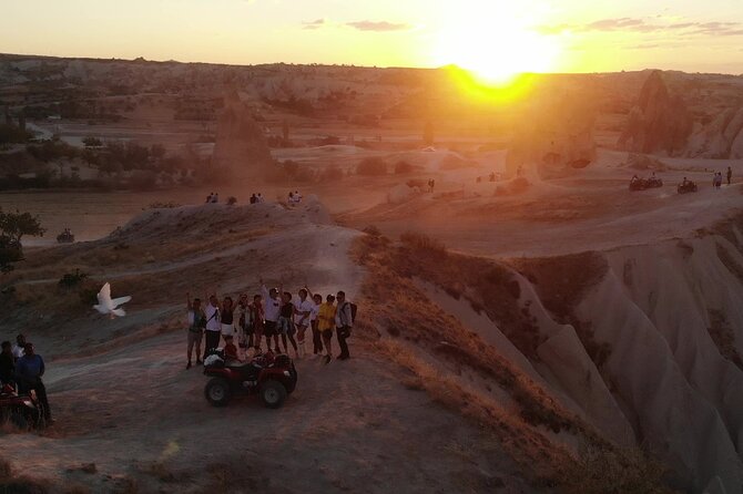 Stunning Sunset Right After Quad Bike Tour in Cappadocia