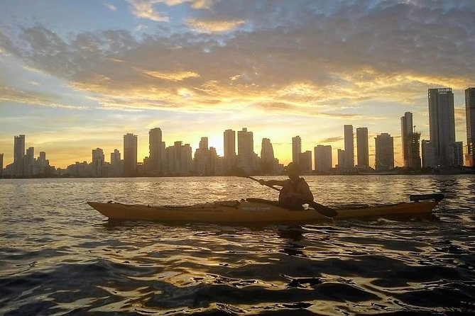 Sunset Cartagena In Kayak - Discovering Cartagenas Coastal Charm
