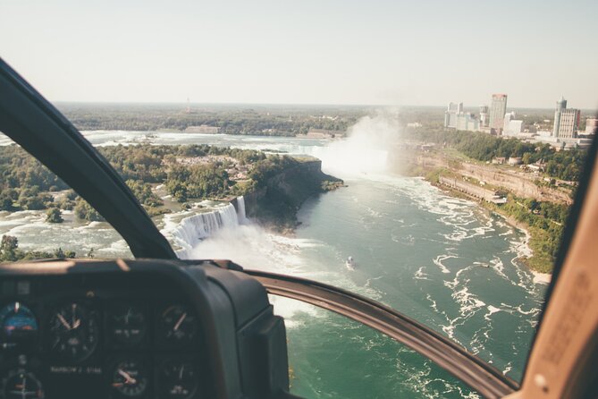 Sunset Helicopter Tour With Maid of the Mist & Dinner