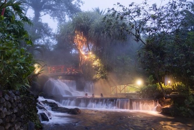 Tabacon Resort and Arenal Volcano Fortuna Waterfall From San José