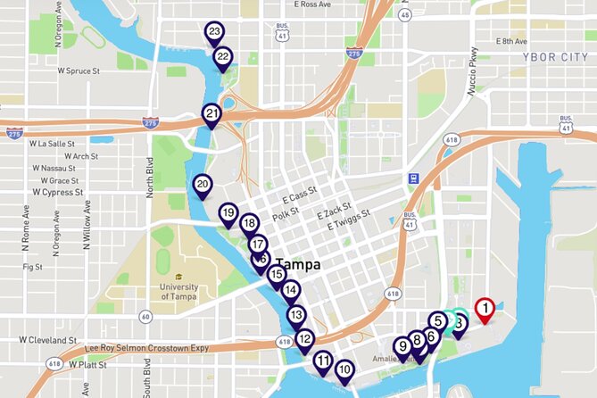 Tampa Riverwalk a Smartphone Audio Walking Tour - Overview of the Tampa Riverwalk Audio Tour