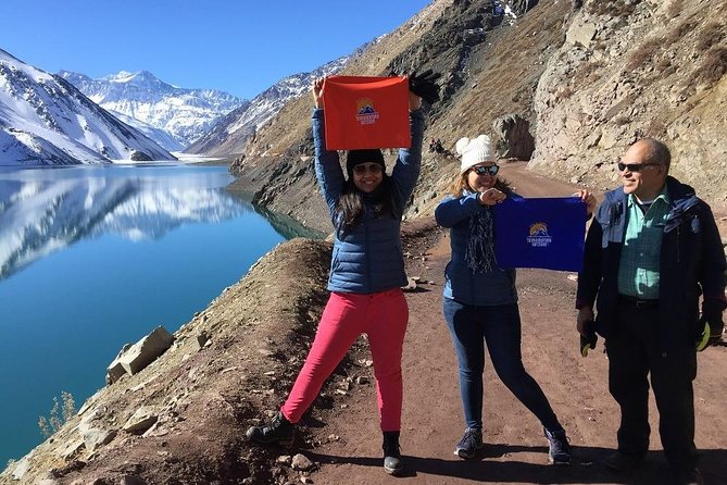 The Yeso Dam Cajon Del Maipo Yeso Reservoir From Santiago