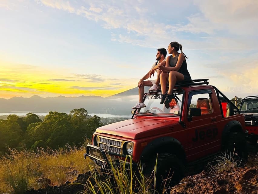 Ubud: Mount Batur Jeep Sunrise and Natural Hot Spring Tour