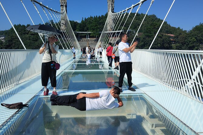 Zhangjiajie Grand Canyon With Glass Bridge and Baofeng Lake Private Day Tour