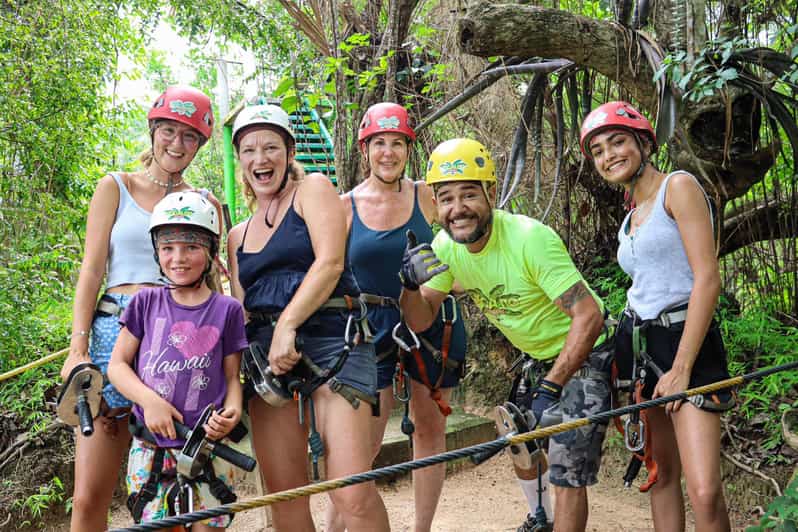 Zipline Tour in the Amazing Ecopark + Waterfall, Vallarta