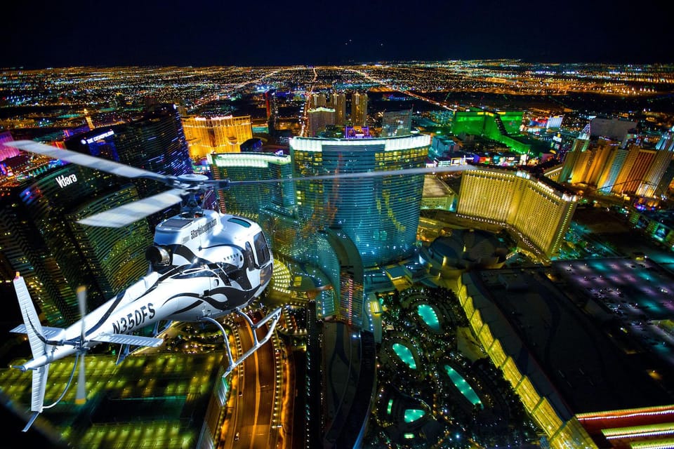 Las Vegas: Nighttime Helicopter Flight Over the Strip - Experience and Itinerary