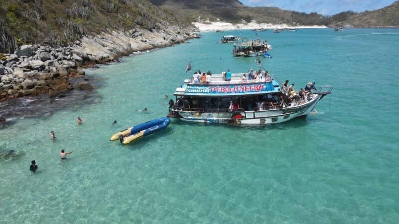 Arraial Do Cabo: Boat Trip With Waterslide - Cruise to Prainhas Do Pontal Do Atalaia