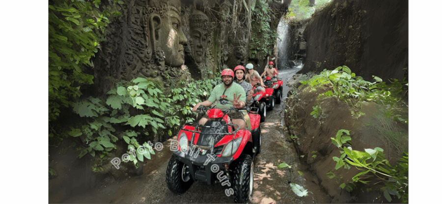Atv Adventure Through Balinese Cliff Carvings & Waterfall - Activity Overview