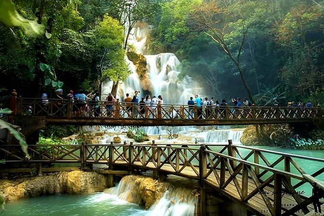 Bike to Kuangsi Waterfall and Cruise the Mekong River Back - Luang Prabang 1 Day