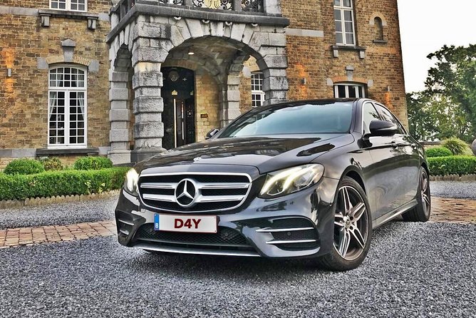 Business SEDAN Transfer From Brussels Airport to City Center MB E Class 1-3 PAX
