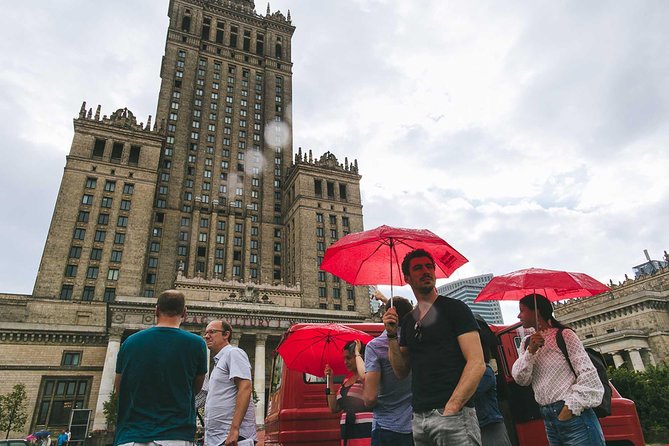 Communist Warsaw: Private Tour by Retro Minibus With Hotel Pickup