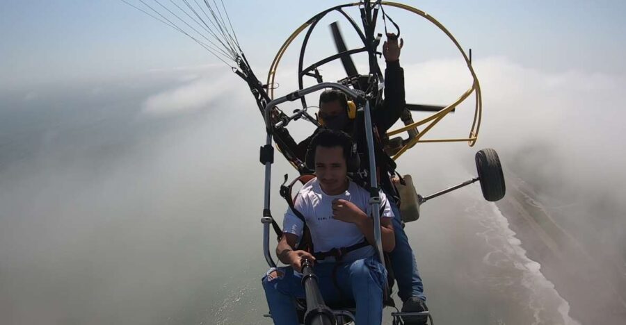 Lima: Paragliding Flight Over Costa Verde Districts