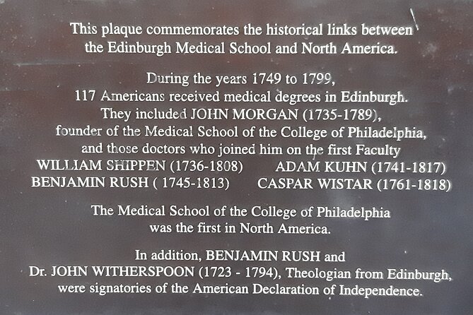 Medical and Surgical History of Edinburgh - Private Walking Tour - Exploring Edinburghs Medical Heritage